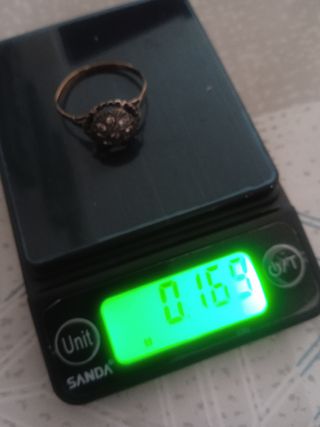 Anillo Oro antiguo  18k Siglo XIX