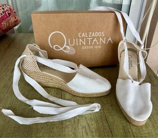 Alpargatas cuña Quintana sin estrenar