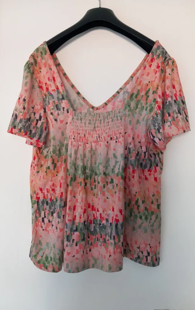 Conjunto pantalón y blusa estampado