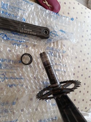 Biela derecha Rotor Kapic y eje