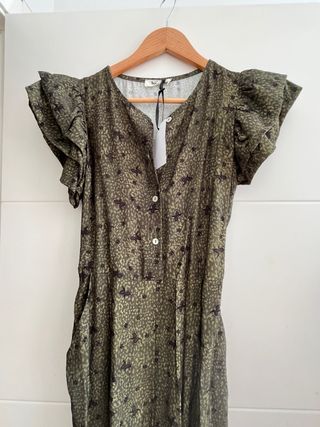 Mono Basyco verde estampado