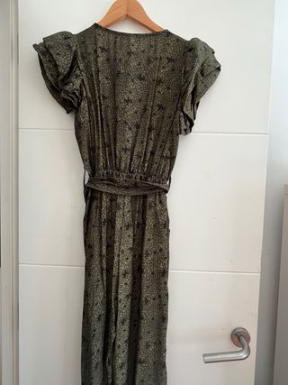 Mono Basyco verde estampado