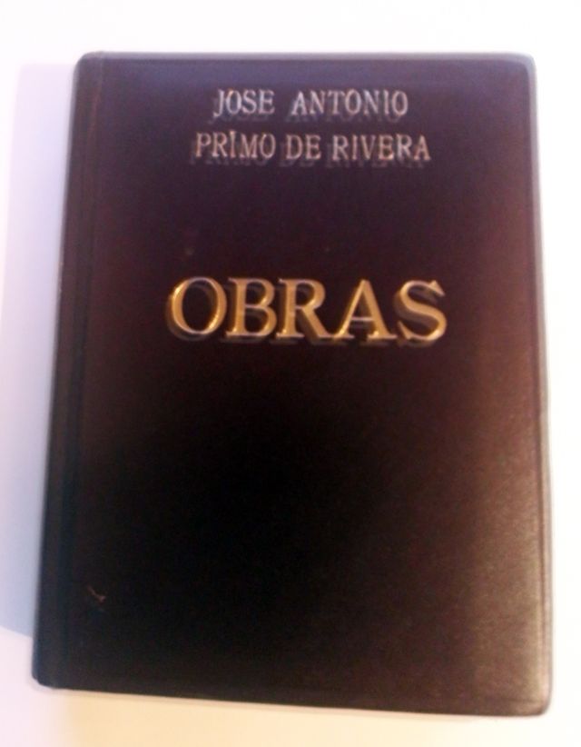 JOSE ANTONIO PRIMO DE RIVERA. OBRAS.