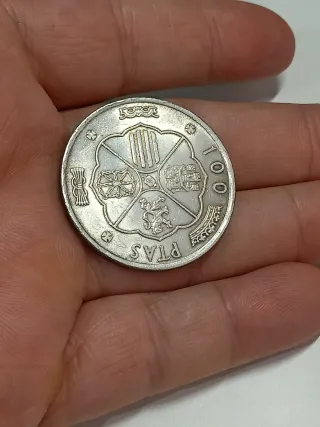 Moneda 100 Pesetas Plata 1966*68