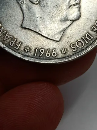 Moneda 100 Pesetas Plata 1966*68