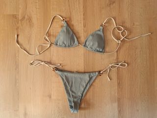 Bikini Triángulo Verde Mujer