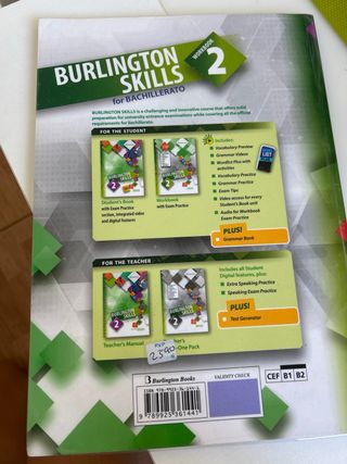 Libro workbook de inglés nuevo 