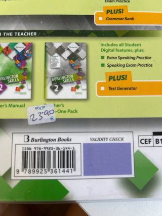 Libro workbook de inglés nuevo 