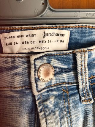 Pantalón vaquero mujer talla 34