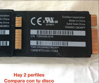 Discos SSD MacBook Air hasta 500GB  PRECIO REAL - 