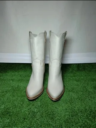Stivali Texani Molly Kali Shoes Pelle Bianco 37