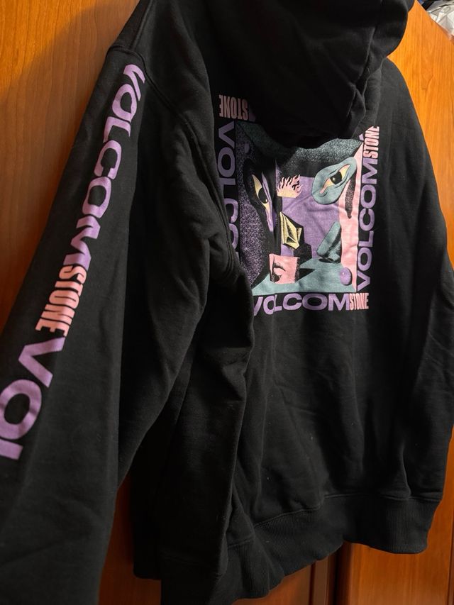 Felpa Volcom con cappuccio e stampa