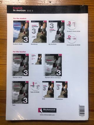 IN MOTION 3 ESO STUDENT'S BOOK Y WORKBOOK INGLÉS