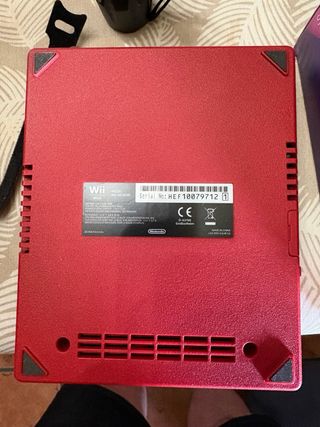 Consola Nintendo Wii Mini Roja y Negra
