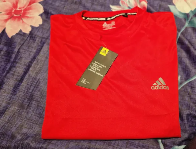 Camiseta Adidas Roja Talla L