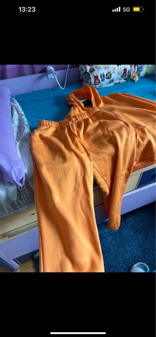 Chándal naranja mujer talla M