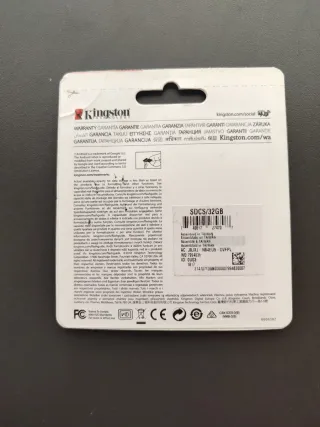 Tarjeta Micro SD HC Kingston 32GB + Adaptador