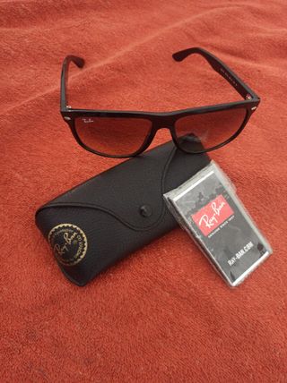 Gafas de sol Ray-Ban negras y marrones