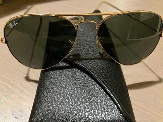 Gafas de sol Ray-Ban Aviator Doradas Negras