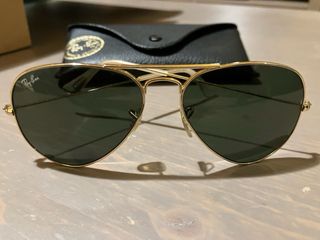 Gafas de sol Ray-Ban Aviator Doradas Negras