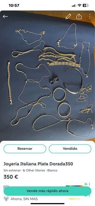 Joyería Italiana Plata Blanca