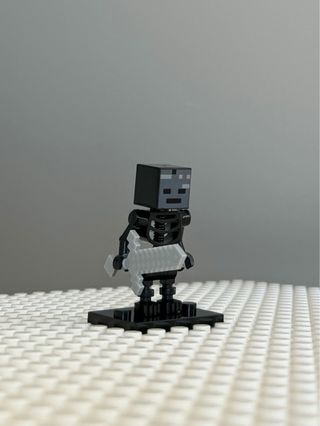 Scheletro nero spada Minecraft Lego Compatibile