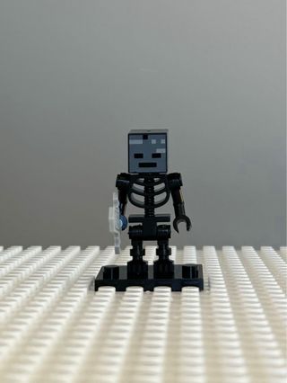 Scheletro nero spada Minecraft Lego Compatibile