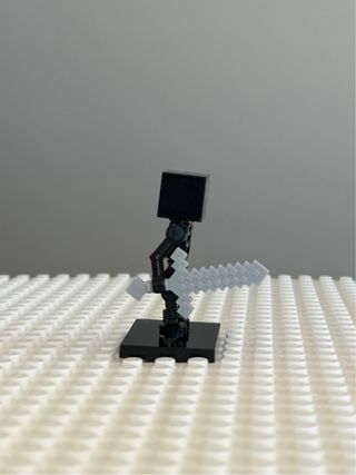 Scheletro nero spada Minecraft Lego Compatibile