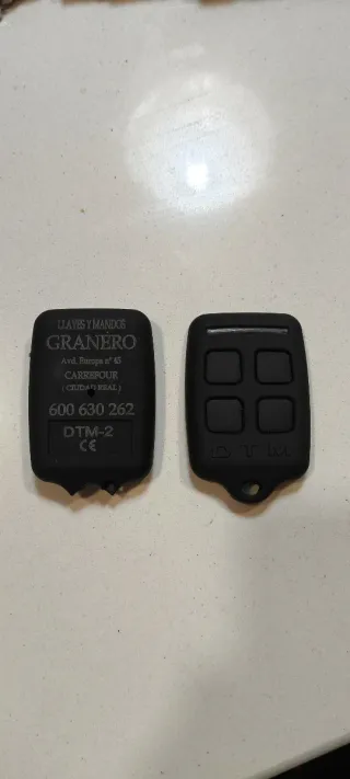 Mando garaje DTM 4 botones