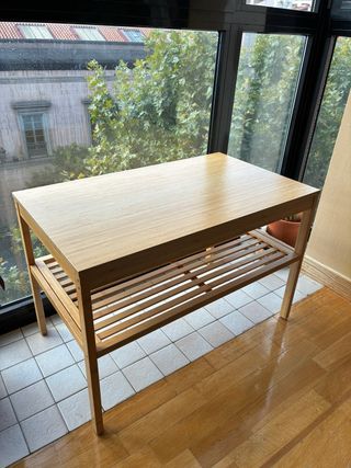 Banco/mesa de bambú IKEA