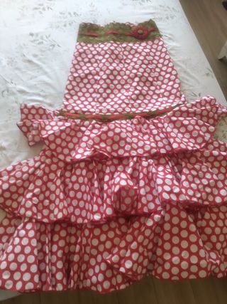 Falda Rociera Talle Alto