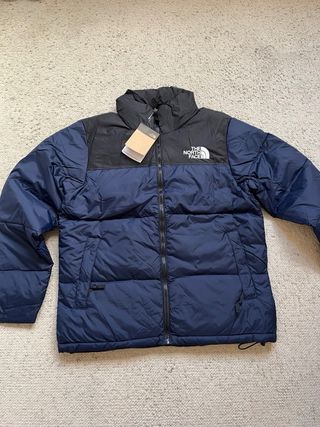 Abrigo The North Face Negro y Azul