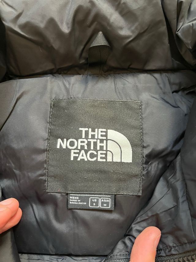 Abrigo The North Face Negro y Azul