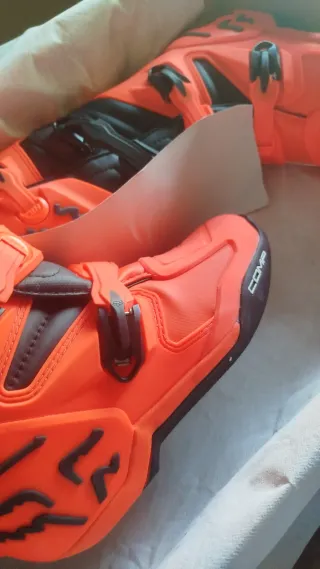 Botas Cross Enduro Naranja Fox Comp