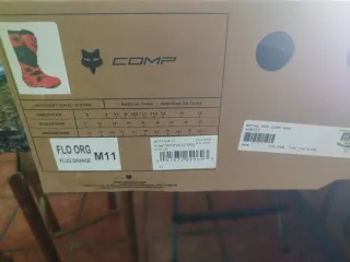 Botas Cross Enduro Naranja Fox Comp