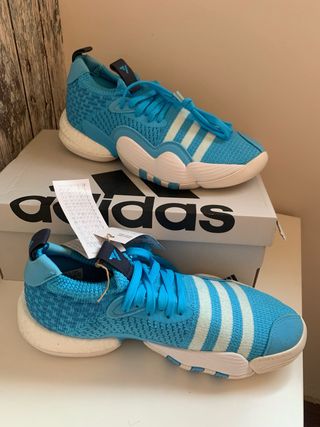 Zapatillas Adidas Baloncesto Azul Blanco
