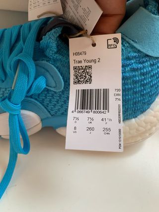 Zapatillas Adidas Baloncesto Azul Blanco