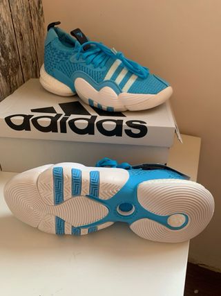 Zapatillas Adidas Baloncesto Azul Blanco