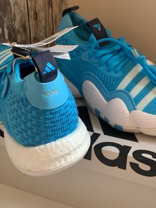 Zapatillas Adidas Baloncesto Azul Blanco