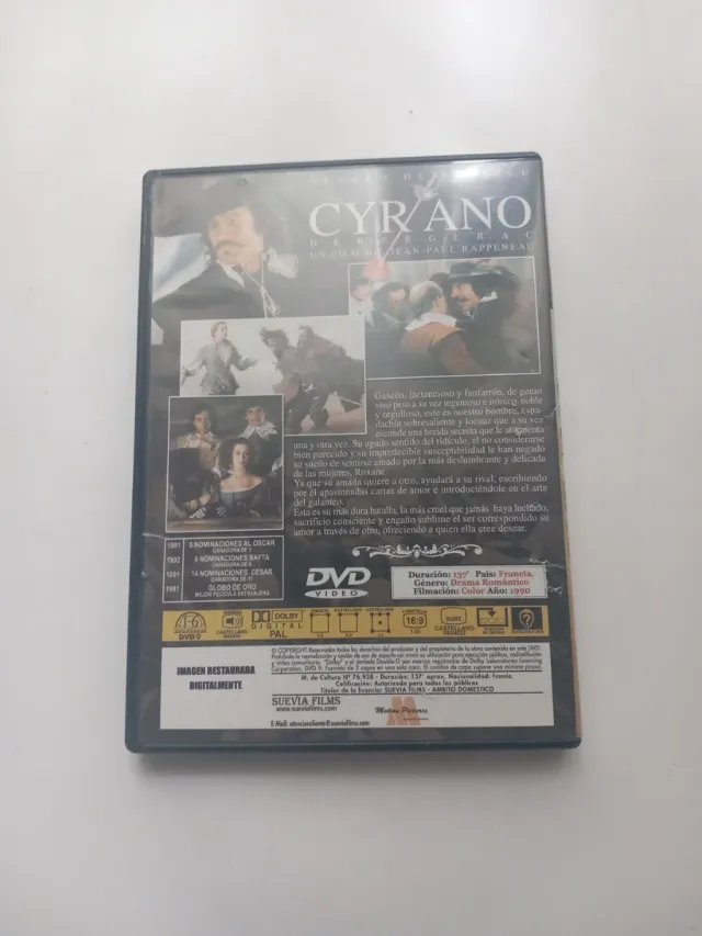 DVD Cyrano de Bergerac (Jean-Paul Rappeneau)