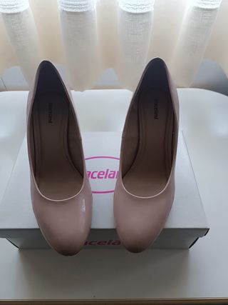 Zapatos de tacón Graceland beige/rosa