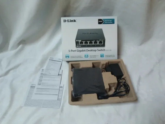 Comutador Gigabit Ethernet DGS-105 D-Link DGS-105 de 5 portas