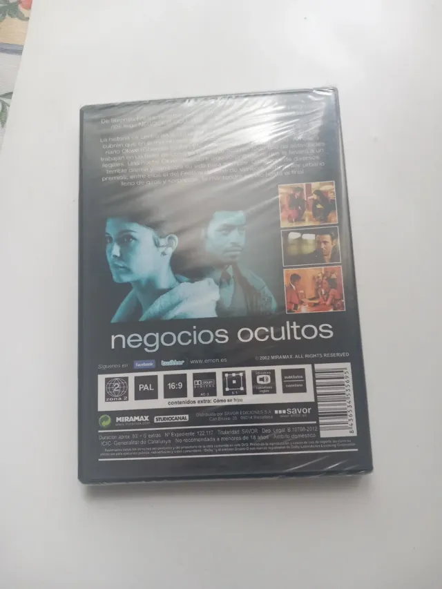 DVD Negocios Ocultos (Español)