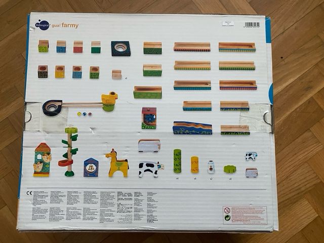 Circuito Canicas Madera Granja Imaginarium