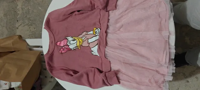 Vestitino bimba Paperina Disney 4 anni