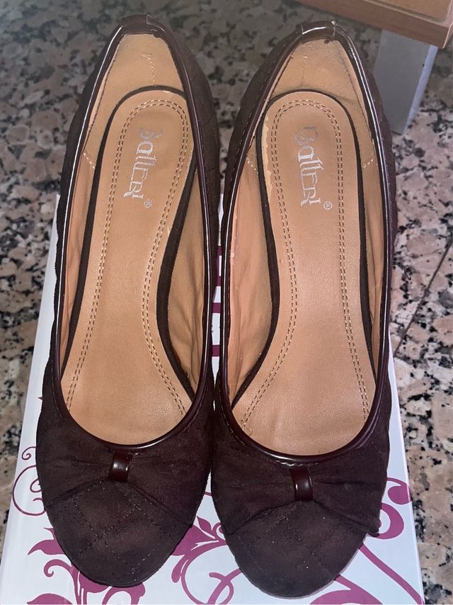 Tacones Baller Marrones