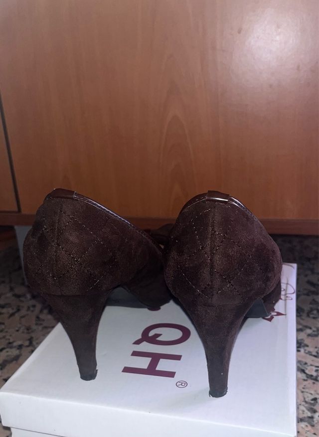 Tacones Baller Marrones