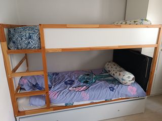 Cama Litera IKEA Kura Madera Reversible