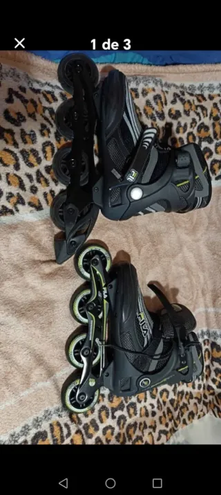 Patines en línea Fila negros