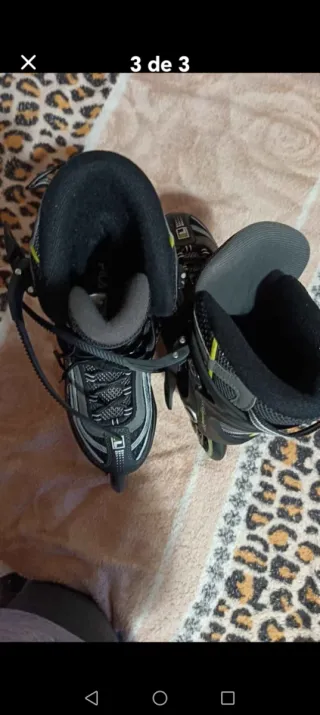 Patines en línea Fila negros